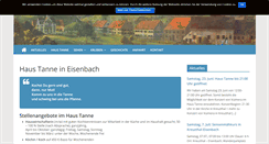 Desktop Screenshot of haustanne.de