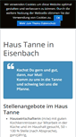 Mobile Screenshot of haustanne.de